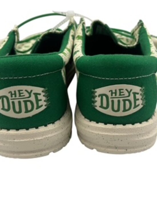 NEW Hey Dude Men\'s 8 Women\'s 10 Wally Luck Sneakers Shamrock Print shoes NWT main image 5